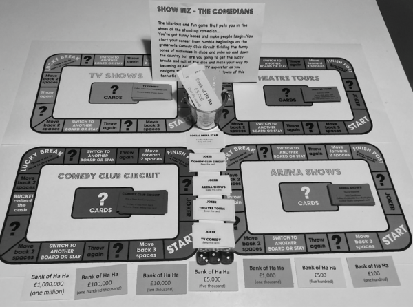 Showbiz - The Comedians Board Game [Print at Home Version]